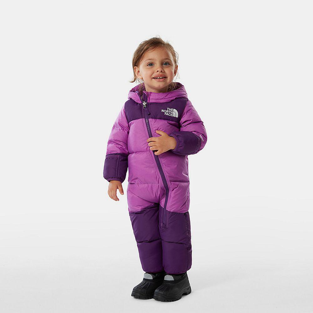 The North Face One-Piece Μωρό Μπουφάν Nuptse - Μωβ (NGCV93764)